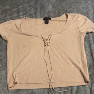 Creme croptop